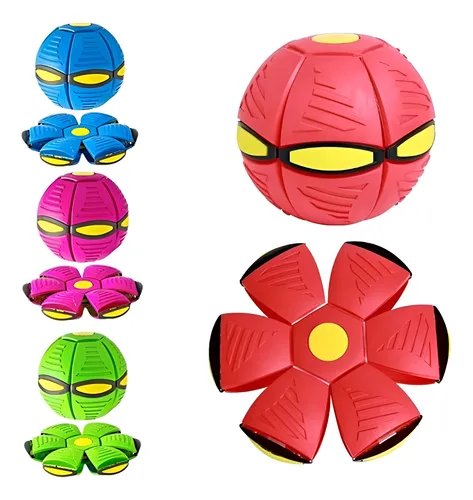 Bola Mágica Voadora Transforma Em Disco Luz Led Ball Maluca