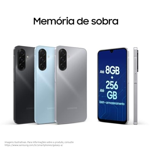 Celular Samsung Galaxy A17, 128GB, 4GB, 50MP Tela 6.7", IP54 - Cinza - Imagem 7