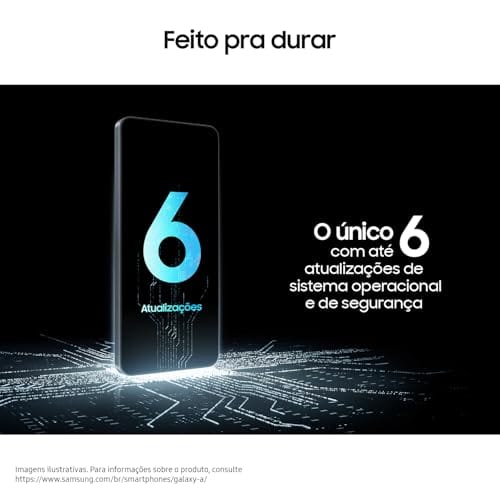 Celular Samsung Galaxy A17, 128GB, 4GB, 50MP Tela 6.7", IP54 - Cinza - Imagem 8