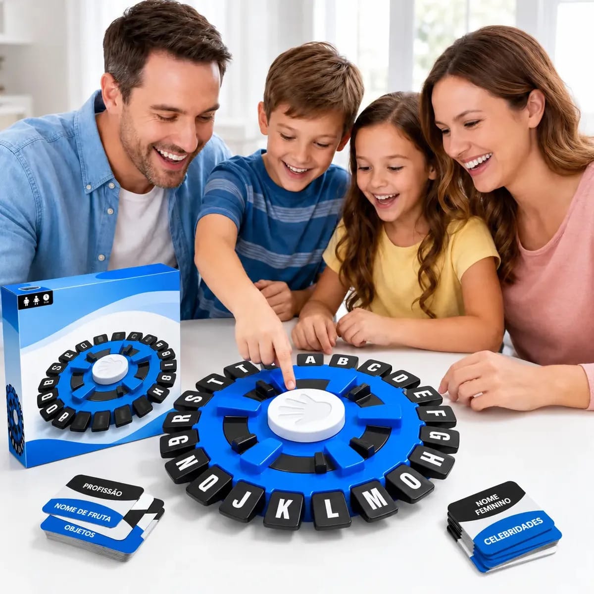 Jogo Tapple Português Relé Letras Brinquedo Educativo Pedagógico Familiar - Imagem 2