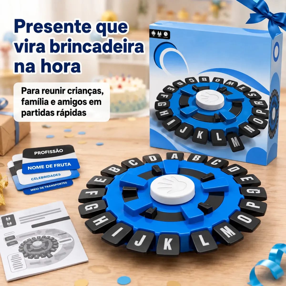 Jogo Tapple Português Relé Letras Brinquedo Educativo Pedagógico Familiar - Imagem 6