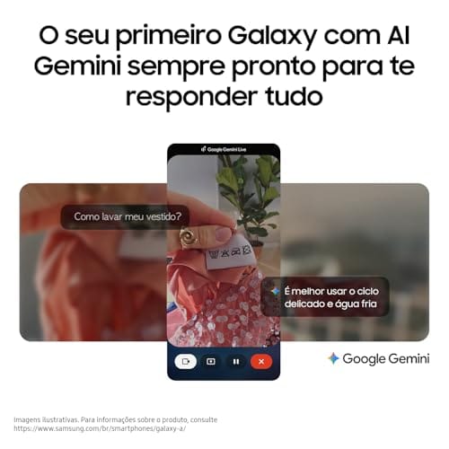 Celular Samsung Galaxy A17, 128GB, 4GB, 50MP Tela 6.7", IP54 - Azul - Imagem 3