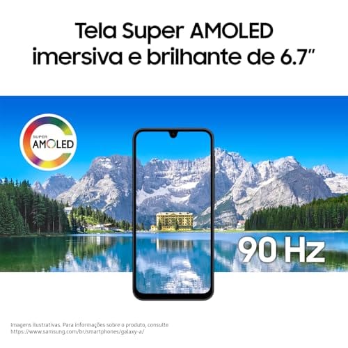 Celular Samsung Galaxy A17, 128GB, 4GB, 50MP Tela 6.7", IP54 - Azul - Imagem 6