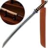 Katana Samurai Aço 70cm com Bainha Laranja-Claro - 1