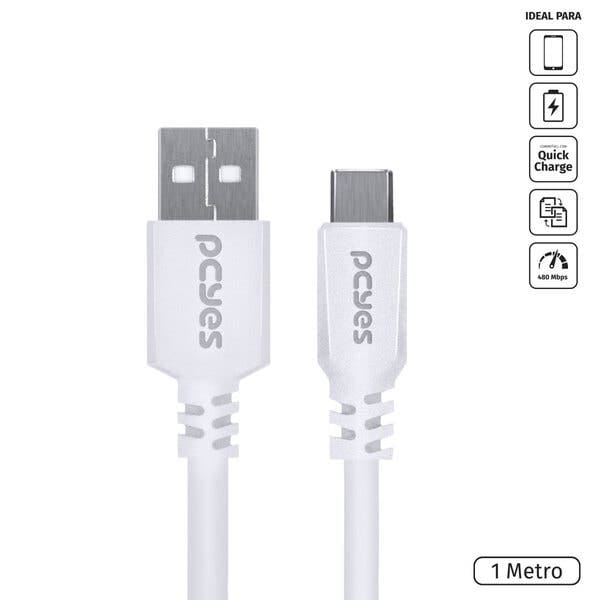Cabo Usb A 2.0 Para Usb Tipo C Para Celular Smartphone 1m Bra - 1