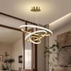 Lustre Pendente LED 60W com 3 Arcos para Sala - 1