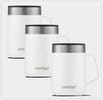 Kit com 3 Canecas Térmicas Street Branca Contigo | 414ml