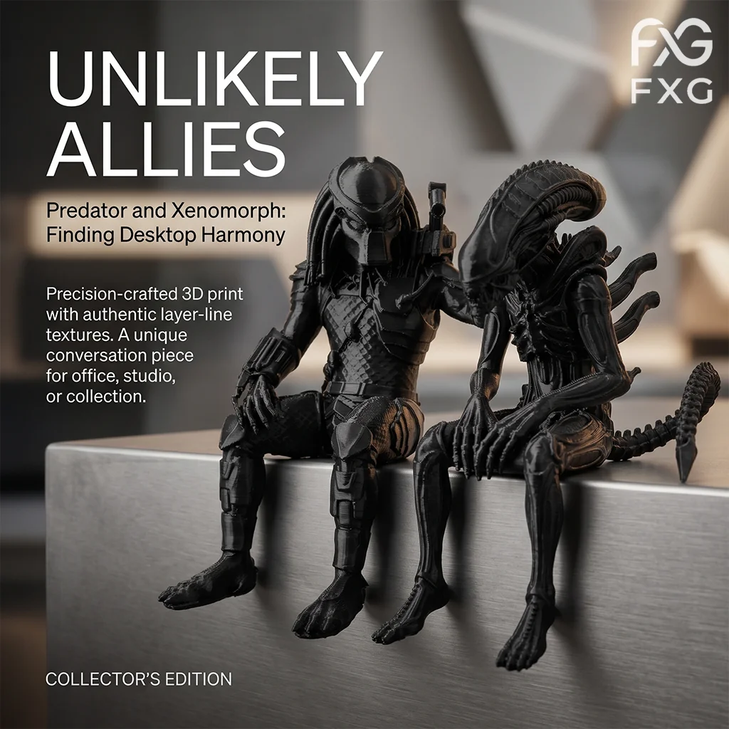 Figurinha de Criatura Alienígena de Ficção Científica, Suprimentos para Escritório, Decoração de Mesa Estilo Ficção Científica Sombrio - 1